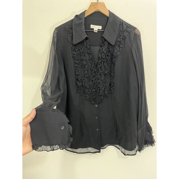 Vtg Victorian Edwardian Romantic Top 1X Academia Whimsigoth Poet Witch Regency - Picture 1 of 13